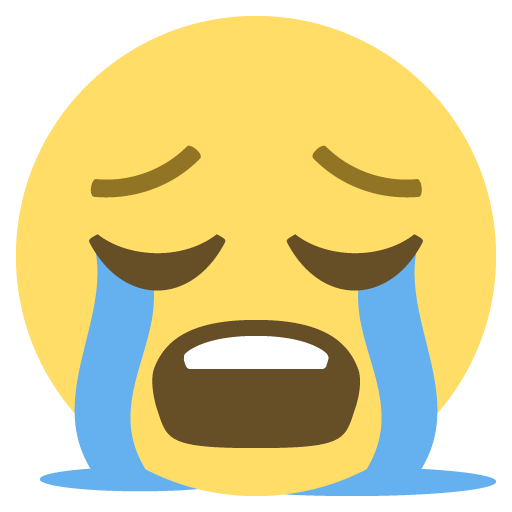 Loudly Crying Face Emoji6