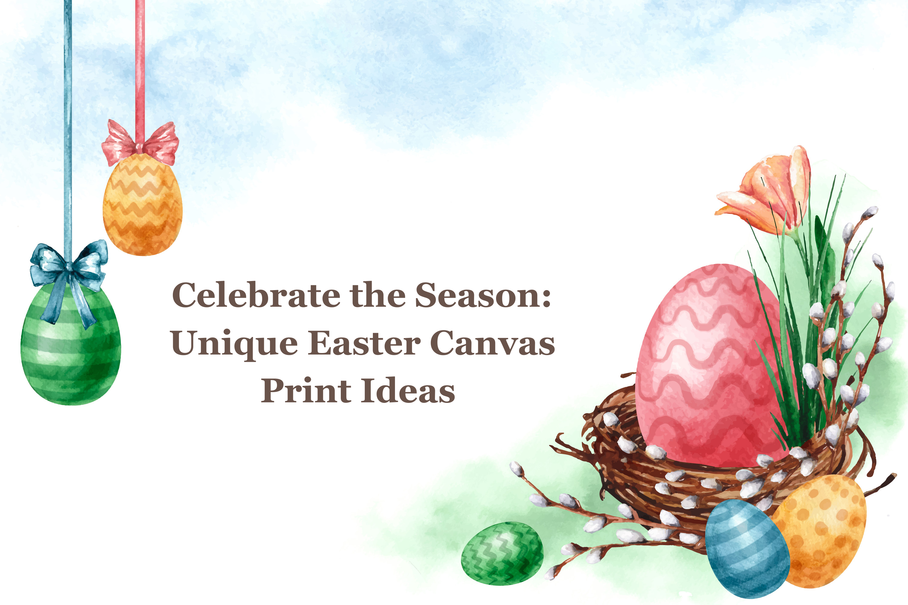 Celebrate the Season: Unique Easter Canvas Print Ideas 