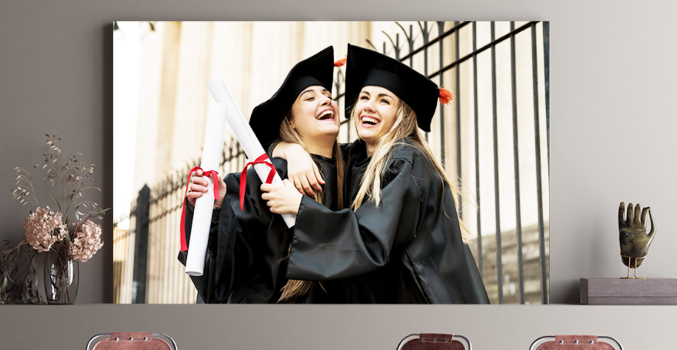 Graduation Pictures Printing on Canvas