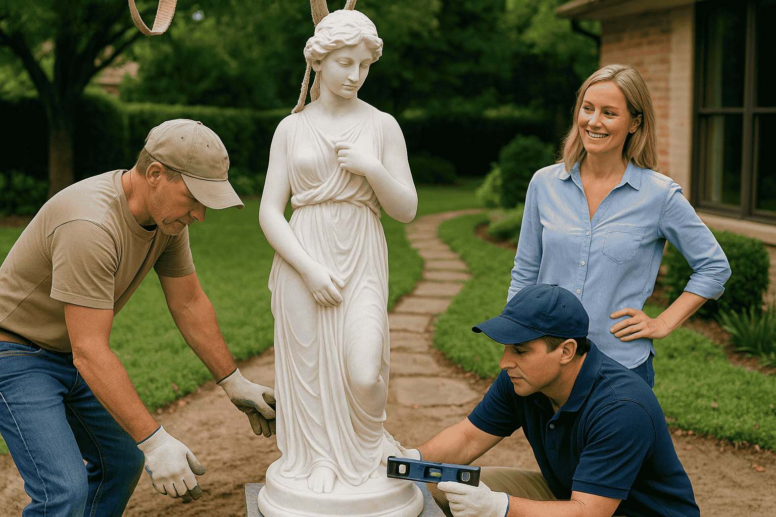 How To Install a Custom Statue in Canada