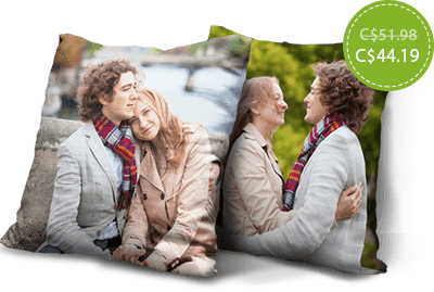 GET TWO 20 X 20 PHOTO PILLOWS FOR ONLY $44.19 !