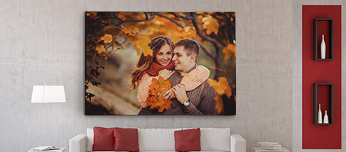decore home with canvas prints