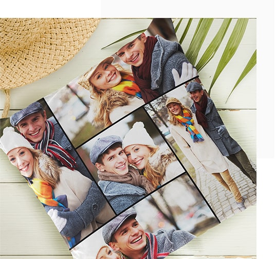 Photo Collage on Pillow Case Covers Photo Collage on Pillow Case Covers