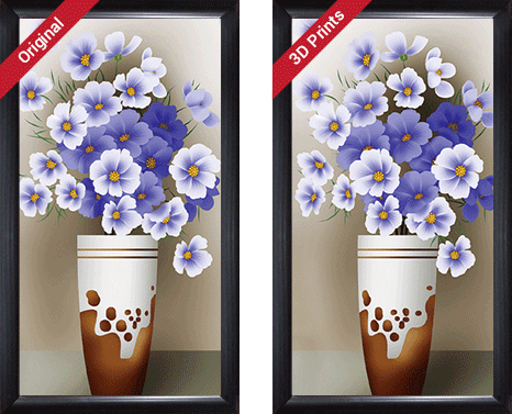 Decor your home with this beautiful 3D Flower Print