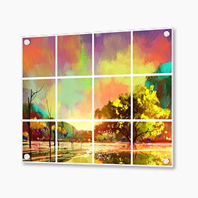 Photo Mosaic on Acrylic Print Canada CanvasChamp