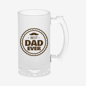 Custom best dad ever beer mug canada