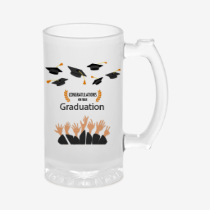 Custom graduation awesome beer mug canada