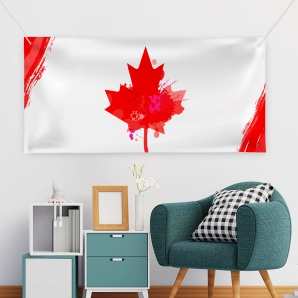 Canada Flag on Banner