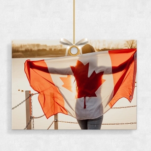 Photo Ornament Canada Flag