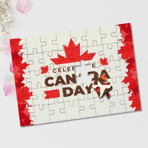 Photo Puzzle Canada Flag