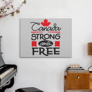 Canada Quotes on Canvas Gift