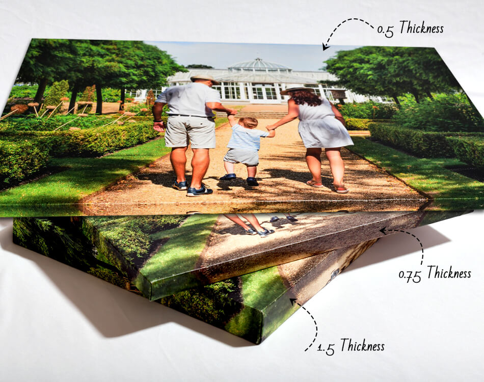 Panoramic Canvas Prints Thickness