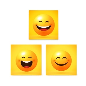 Canvas Emoji Wall Art
