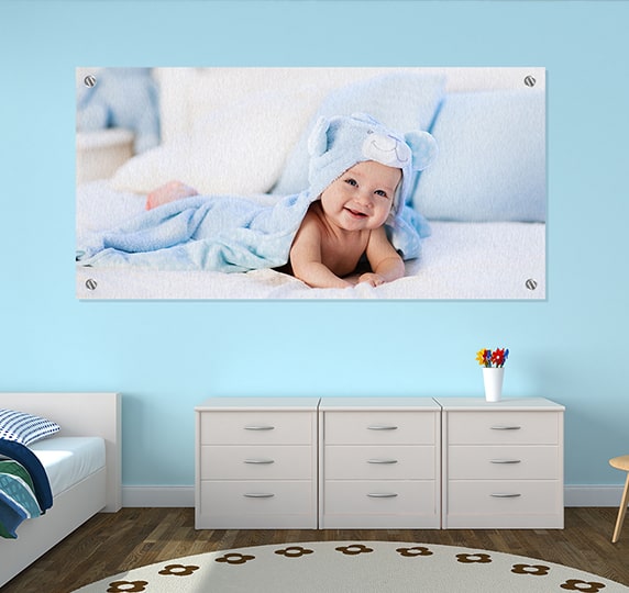 Newly Born Baby Photo on Metal Prints Canada CanvasChamp