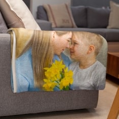 Custom Photo Blankets for Mothers Day Sale Canada