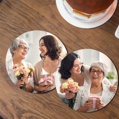 Custom Photo Coasters for Mothers Day Sale Canada