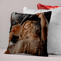 Custom Sequin Pillow for New Year Sale Canada