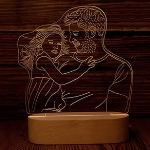 Custom Photo 3D Lamp Father's Day Sale Canada