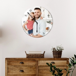 Custom Wall Clock Punctual Dad Father's Day Sale Canada