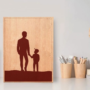 Engraved Wood Plaque Father's Day Sale Canada