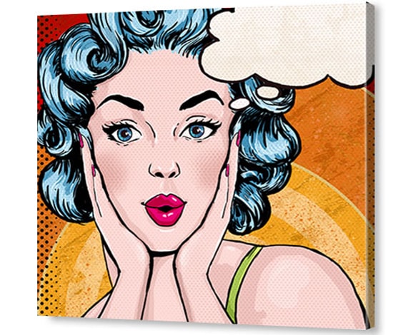 Roy Lichtenstein Style Pop Art Canvas Print Canada CanvasChamp Roy Lichtenstein Style Pop Art Canvas Print Canada CanvasChamp