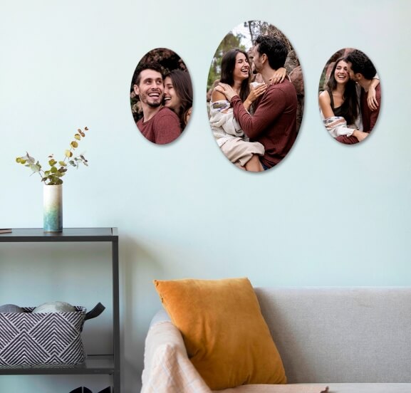 Custom Oval Shaped Canvas Prints in Canada