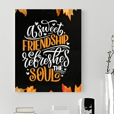 Friends Thanksgiving Quotes Sale Canada CanvasChamp