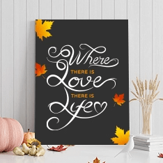 Romantic Thanksgiving Quotes Sale Canada CanvasChamp