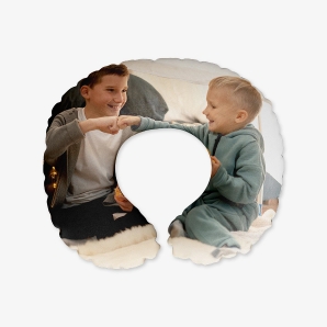 Brother Photo on Neck Pillow