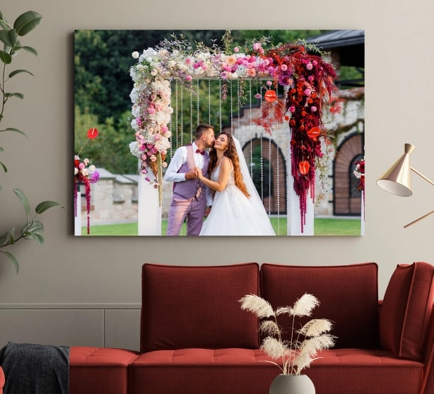 Wedding Photo Canvas Prints