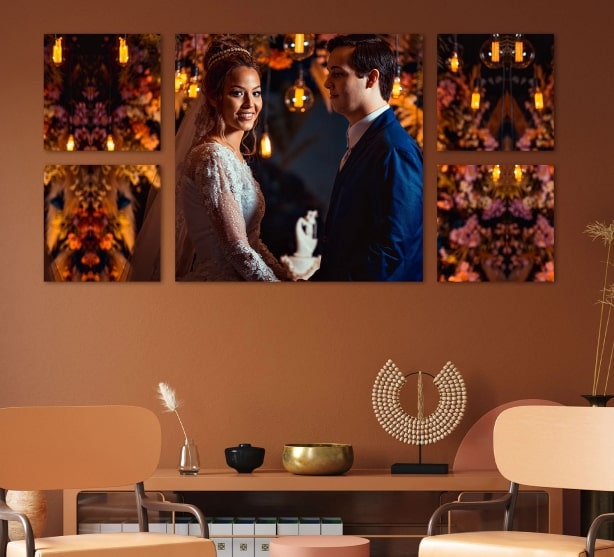Wedding Split Canvas Prints