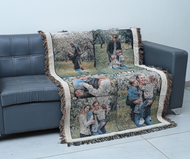 Design your Custom Woven Photo Blanket