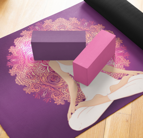 Lovable Designs for Your Custom Printed Yoga Mat
