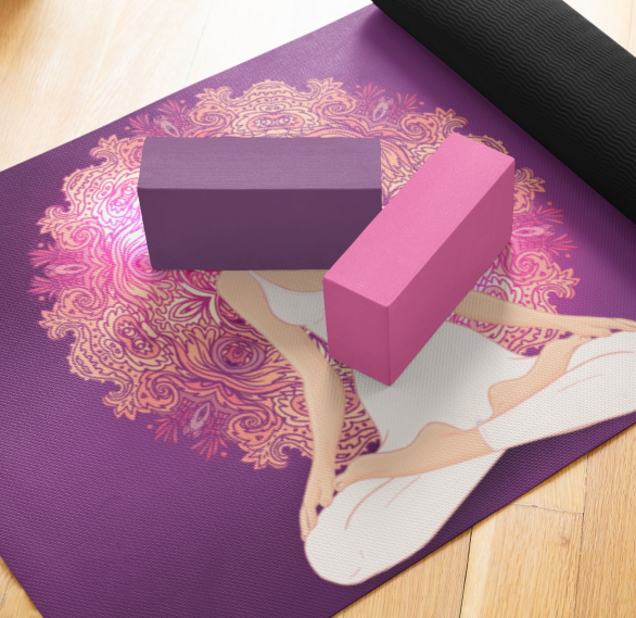 Printed Yoga Mat, Vista by Yin