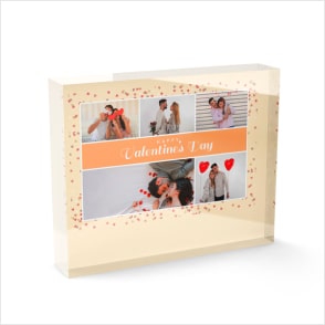 Acrylic Photo Block for Valentine"s Day Acrylic Photo Block for Valentine"s Day